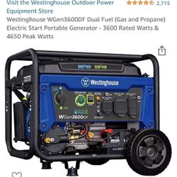 westinhouse wg3600 df