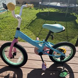 Joystar 14” Kids Bike For 3 4 5 Years Girls