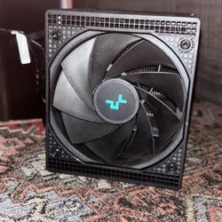 DeepCool ASSASSIN IV Premium CPU Air Cooler, Dual-Tower, 120/140mm FDB Fan Configuration, 7 Copper Heat Pipes,  Quiet/Peformance Mode Switch