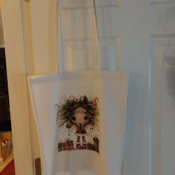  Christmas Girl Tote Bag