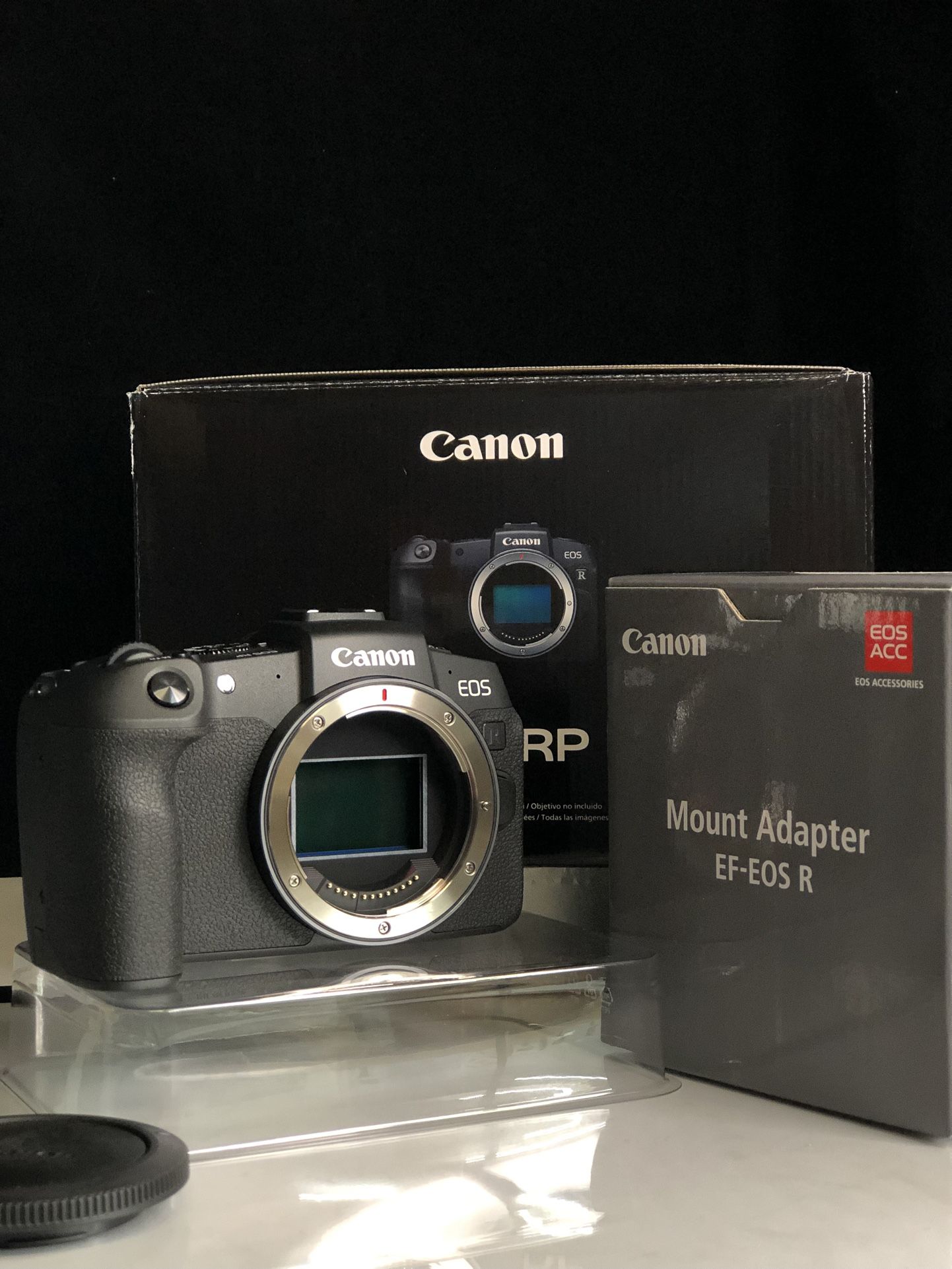 Canon EOS RP Mirrorless Camera With EF To RF Adapter