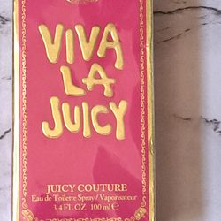 NEW & SEALED AUTHENTIC JUICY COUTURE VIVA LA JUICY LARGE WOMAN'S PARFUM SPRAY 30$