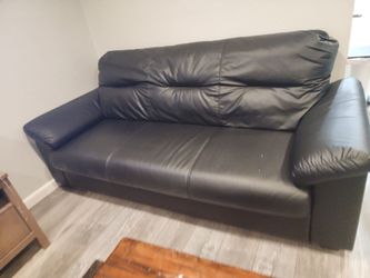 Black Leather couch