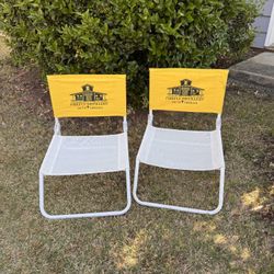 Set Of Two - South Carolina Firefly Distillery Branded Folding Chairs