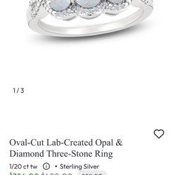 Diamond Opal Ring!
