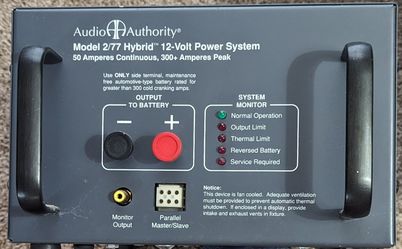 Audio Authority 2/77 Power Supply