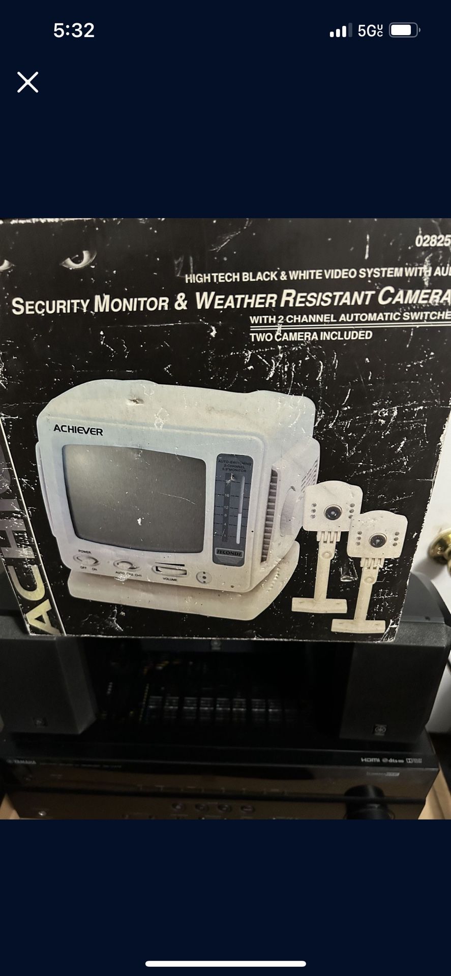 Security System Cameras And Monitor Older But Works 20