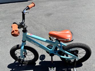 Joystar Kids Bike Teal with Orange Accents