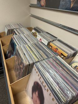 Lot Of 50 Lps Music Records Vinyl Mixed Genres