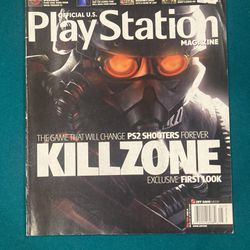 Official US Playstation Magazine May 2004 Issue #80 Killzone w/ Game Demo Disc