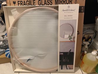Hearth & Hand with Magnolia Round Wall Mirror