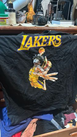 One Piece x LA Lakers shirt