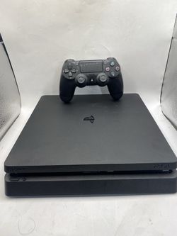 Sony PlayStation 4 Slim 1TB PS4 Console controller wires tested Authentic v11.5
