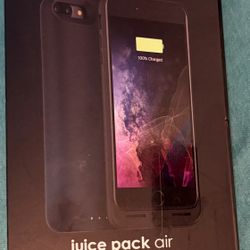 Black Mophie Juice Pack Air Battery Charging Case for iPhone 7 Plus