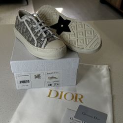 Size 7 women Dior shoes 