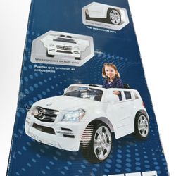 New In Box Rollplay 6V Mercedes-Benz GL450 SUV Powered Ride-On White