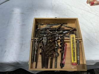 lot of drill bits