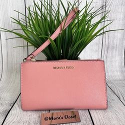 Michael Kors Pink Rose Wallet
