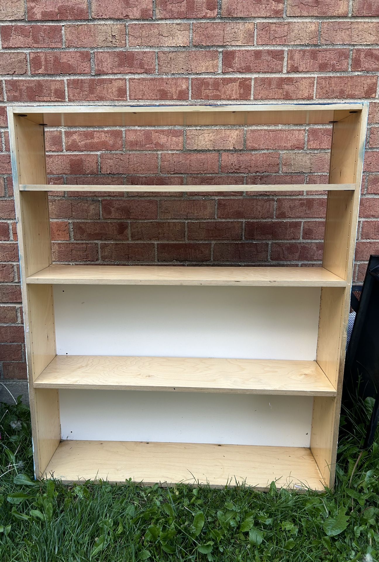 Wooden 4-Tier Shelving Unit
