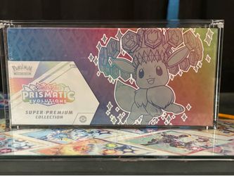 Prismatic Evolutions SPC Acrylic Case with Magnetic Lid