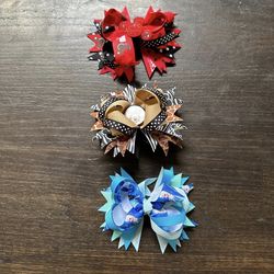 Set of 3 Disney Boutique Hair Bows – Adorable & Unique