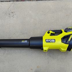 Ryobi brushless cordless quiet jet leaf blower with 4ah 40v lithium battery
