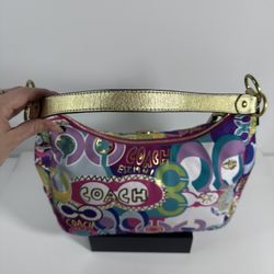 COACH Poppy Pop C Signature Shoulder Bag (Pre-Loved Gem) 💕