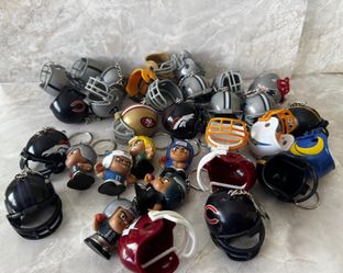 Football Helmets Keychains