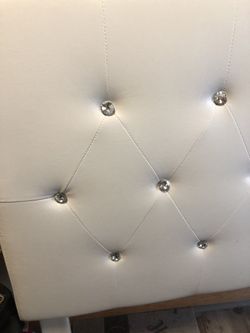 Twin headboard with bling