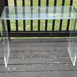 acrylic desk very nice