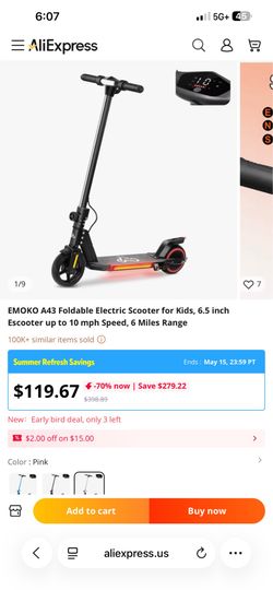 Children's Electric Scooter