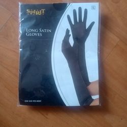 Spirit Long Sleeve Satin Gloves.