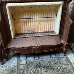 1920’s. Antique Cast Iron Heater Made In Los Angeles California Adam’s Heater