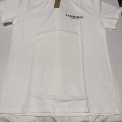Essentials Fear Of God, White T-Shirt