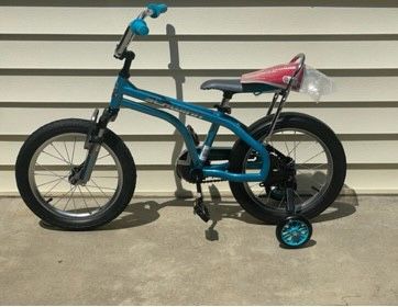 New, Price Firm, Schwinn Kids' 16-inch Krate EVO Bike, Burnout Blue