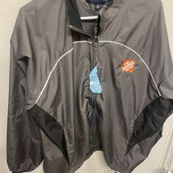 Home Depot Port Authority Gray Mens Jacket Size Xl