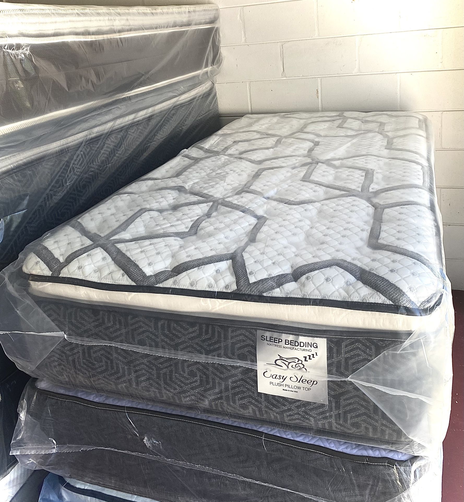 Twin Size Mattress Pillow Top 14” Inches Thick Excellent Comfort Also Available: Full, Queen And King New From Factory Delivery Available