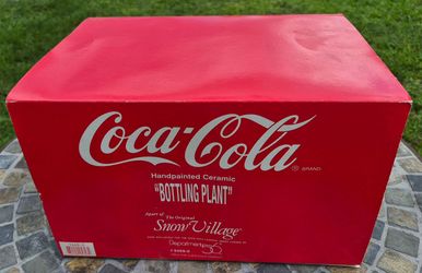 Coca-Cola Bottling Plant Department 56 Snow Village Figurine New In Box