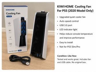 PS5 Cooling Fan Attachment