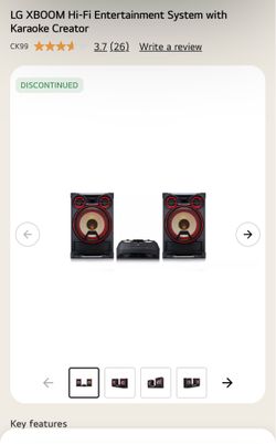 LG XBoom Hi Fi Entertainment System