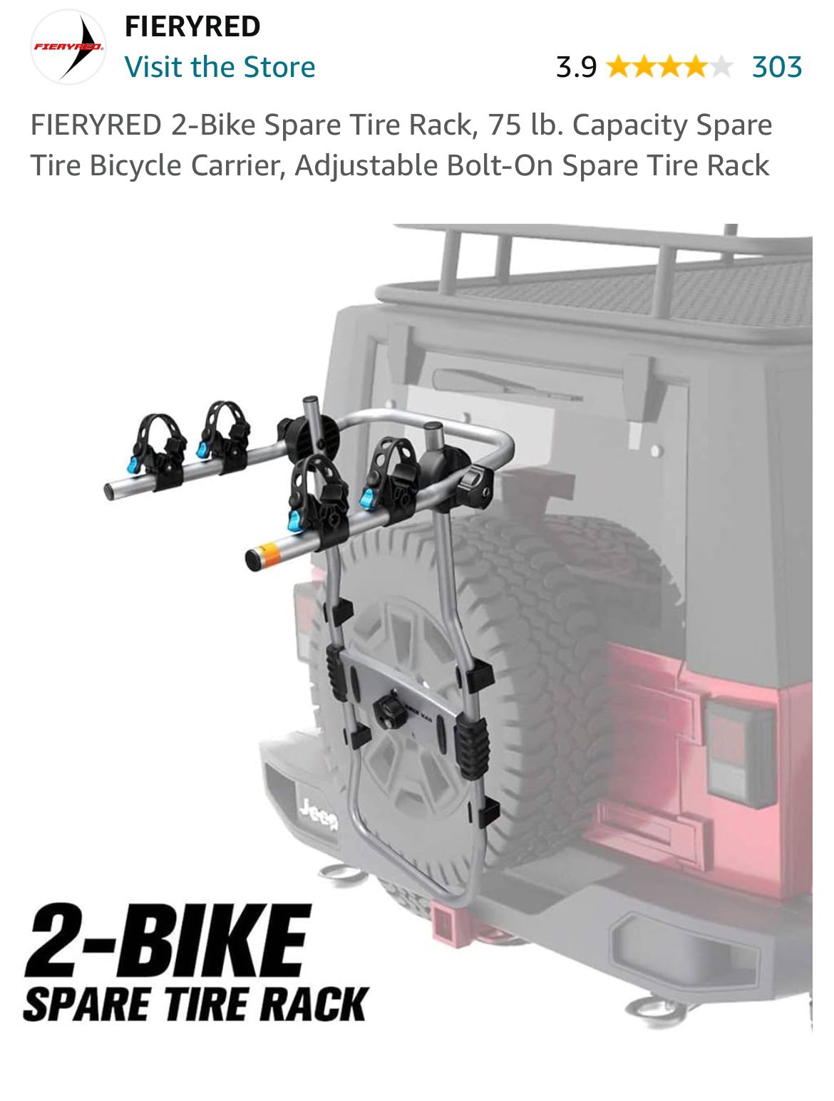 Spare Tire Bike Rack 