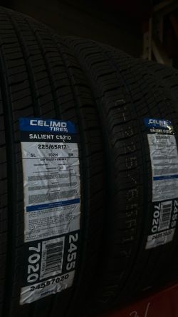225/65R17 Celimo Salient $145 each (cash price)