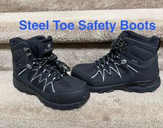 AVAILABLE  Steel Toe Women's Safety Work Boots (size 8.5)