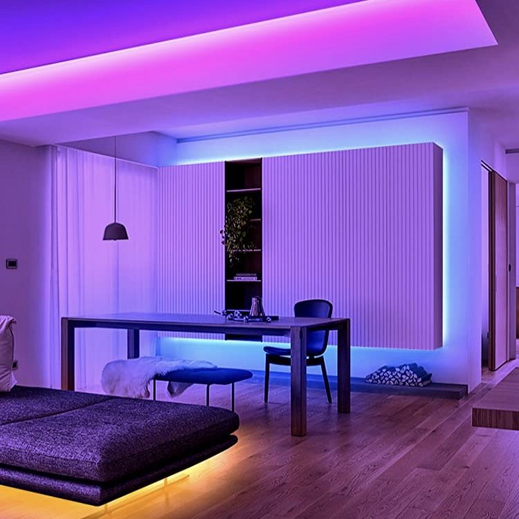 65.5ft LED Strip Lights - Changing Colors with Remote