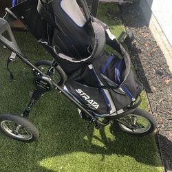 BagBoy EZ Fold 12 Wheel Golf Bag Push Cart for Sale in