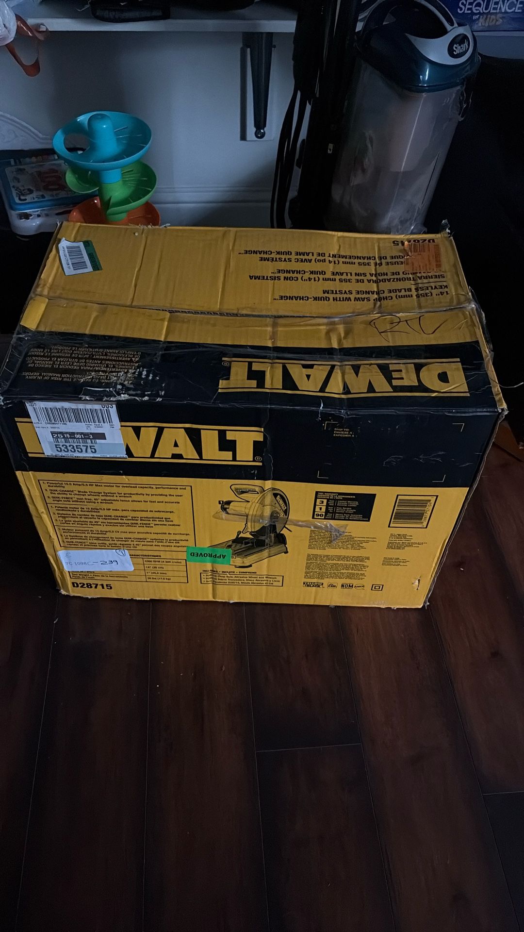 DEWALT CUT OFF SAW $200