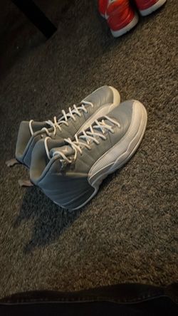 Air Jordan 12 Grey White Sneakers