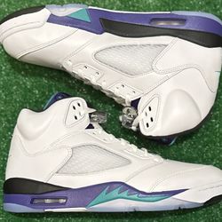 Brand New Air Jordan 5 Grape 2025 Size 12.5 With Original Box (Have Receipt On Phone) 