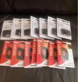 (NEW) Defender Security Entry Latch Strike. Model: E-2516.  (Qty 14)