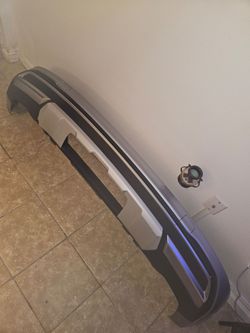 Rear Car Bumper Cover Gray and Silver